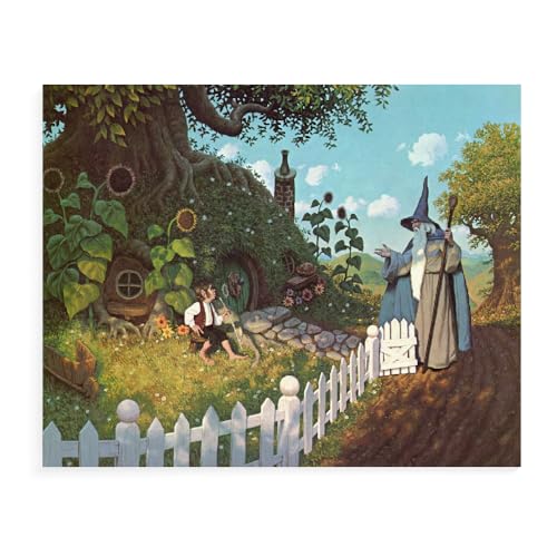 DTASSVEW 500/1000/1500 Stück Puzzles Für Erwachsene | Der Herr Der Ringe | Lehrpuzzles Für Kinder, Spielzeuggeschenk Für Die Wanddekoration HD Film Poster-D369 (DREI Größen) von DTASSVEW