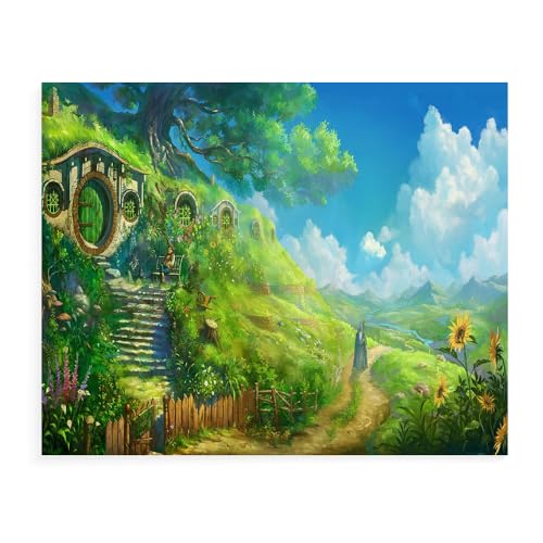 DTASSVEW 500/1000/1500 Stück Puzzles Für Erwachsene | Der Herr Der Ringe | Lehrpuzzles Für Kinder, Spielzeuggeschenk Für Die Wanddekoration Serie Poster-S383 (DREI Größen) von DTASSVEW