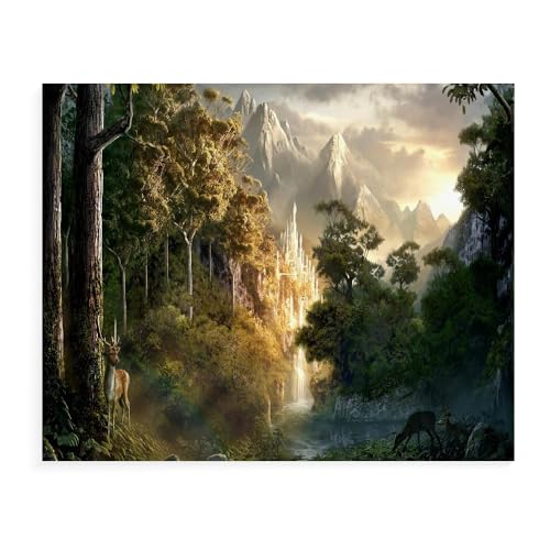 DTASSVEW Puzzle 1000 Teile - Der Herr Der Ringe Film Serie Poster-F031 Puzzle Für Erwachsene, Impossible Puzzle,Puzzle Farbenfrohes Legespiel,Geschicklichkeitsspiel Für Die Ganze Familie von DTASSVEW