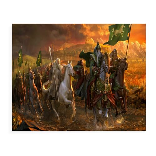 DTASSVEW Puzzle 500/1000/1500 Teile- Der Herr Der Ringe,Spiel Puzzles Für Erwachsene Kinder, Geschicklichkeitsspiel Für Die Ganze Familie HD Film Poster-D086 (DREI Größen) von DTASSVEW