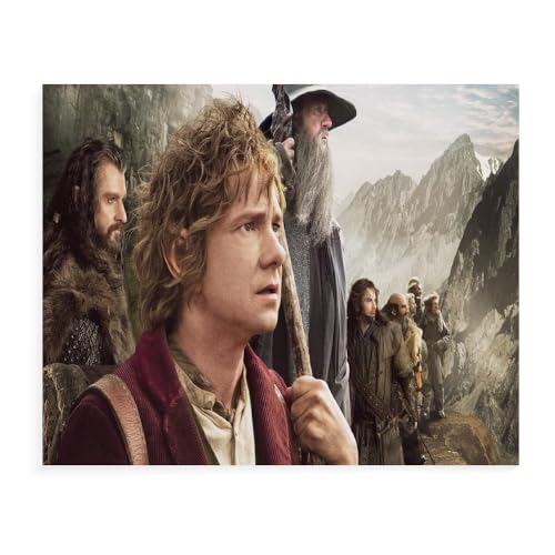 DTASSVEW Puzzle 500/1000/1500 Teile- Der Herr Der Ringe,Spiel Puzzles Für Erwachsene Kinder, Geschicklichkeitsspiel Für Die Ganze Familie HD Film Poster-D197 (DREI Größen) von DTASSVEW