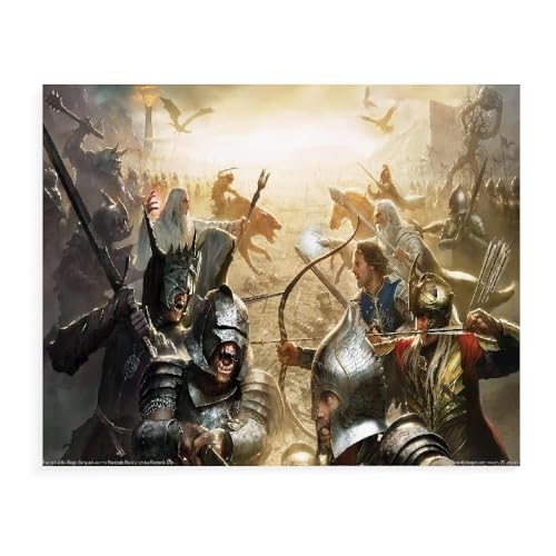 DTASSVEW Puzzle 500/1000/1500 Teile- Der Herr Der Ringe,Spiel Puzzles Für Erwachsene Kinder, Geschicklichkeitsspiel Für Die Ganze Familie HD Film Poster-D233 (DREI Größen) von DTASSVEW