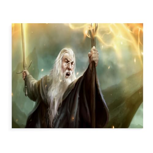 DTASSVEW Puzzle 500/1000/1500 Teile- Der Herr Der Ringe,Spiel Puzzles Für Erwachsene Kinder, Geschicklichkeitsspiel Für Die Ganze Familie Serie Poster-A190 (DREI Größen) von DTASSVEW