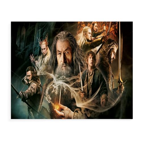 DTASSVEW Puzzle 500/1000/1500 Teile- Der Herr Der Ringe,Spiel Puzzles Für Erwachsene Kinder, Geschicklichkeitsspiel Für Die Ganze Familie Serie Poster-S079 (DREI Größen) von DTASSVEW