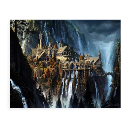 DTASSVEW Puzzle 500/1000/1500 Teile- Der Herr Der Ringe,Spiel Puzzles Für Erwachsene Kinder, Geschicklichkeitsspiel Für Die Ganze Familie Serie Poster-S175 (DREI Größen) von DTASSVEW