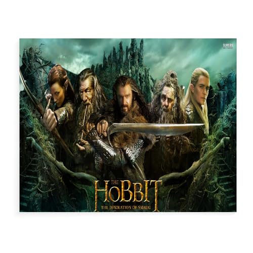 DTASSVEW Puzzle 500/1000/1500 Teile- Der Herr Der Ringe,Spiel Puzzles Für Erwachsene Kinder, Geschicklichkeitsspiel Für Die Ganze Familie Serie Poster-S205 (DREI Größen) von DTASSVEW