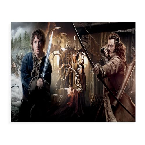 DTASSVEW Puzzle 500/1000/1500 Teile- Der Herr Der Ringe,Spiel Puzzles Für Erwachsene Kinder, Geschicklichkeitsspiel Für Die Ganze Familie Serie Poster-S457 (DREI Größen) von DTASSVEW