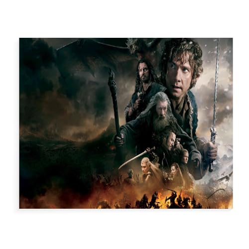 DTASSVEW Puzzle 500/1000/1500 Teile- Der Herr Der Ringe,Spiel Puzzles Für Erwachsene Kinder, Geschicklichkeitsspiel Für Die Ganze Familie Serie Poster-S537 (DREI Größen) von DTASSVEW