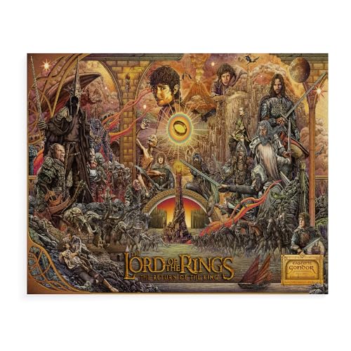 DTASSVEW Puzzle 500/1000/1500 Teile - Der Herr Der Ringe Puzzle Für Erwachsene,Puzzle Farbenfrohes Legespiel,Geschicklichkeitsspiel Für Die Ganze Familie - HD Film Poster-D084 von DTASSVEW