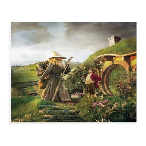 DTASSVEW Puzzle 500/1000/1500 Teile - Der Herr Der Ringe Puzzle Für Erwachsene,Puzzle Farbenfrohes Legespiel,Geschicklichkeitsspiel Für Die Ganze Familie - HD Film Poster-D380 von DTASSVEW