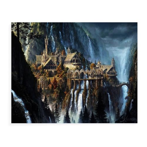 DTASSVEW Puzzle 500/1000/1500 Teile - Der Herr Der Ringe Puzzle Für Erwachsene,Puzzle Farbenfrohes Legespiel,Geschicklichkeitsspiel Für Die Ganze Familie - Serie Poster-A022 von DTASSVEW