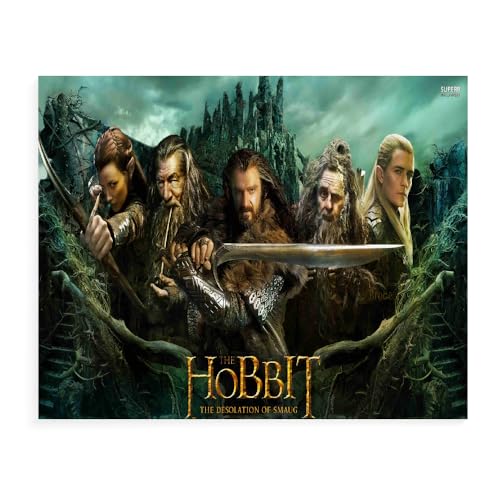 DTASSVEW Puzzle 500/1000/1500 Teile - Der Herr Der Ringe Puzzle Für Erwachsene,Puzzle Farbenfrohes Legespiel,Geschicklichkeitsspiel Für Die Ganze Familie - Serie Poster-A082 von DTASSVEW