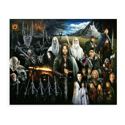 DTASSVEW Puzzle 500/1000/1500 Teile - Der Herr Der Ringe Puzzle Für Erwachsene,Puzzle Farbenfrohes Legespiel,Geschicklichkeitsspiel Für Die Ganze Familie - Serie Poster-S074 von DTASSVEW