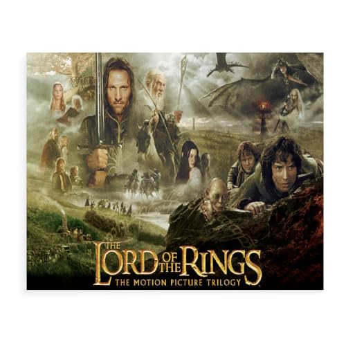 DTASSVEW Puzzle Erwachsene Holz Puzzle 500/1000/1500 Teile Freizeit- Der Herr Der Ringe Lernspielzeug, Kinder, Freunde Und Familie HD Film Poster-D001 (DREI Größen) von DTASSVEW