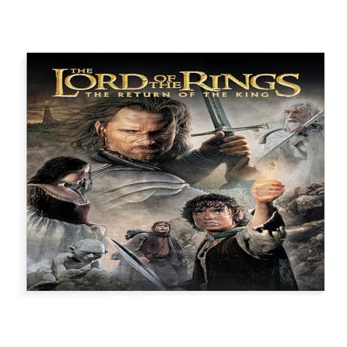 DTASSVEW Puzzle Erwachsene Holz Puzzle 500/1000/1500 Teile Freizeit- Der Herr Der Ringe Lernspielzeug, Kinder, Freunde Und Familie HD Film Poster-D054 (DREI Größen) von DTASSVEW