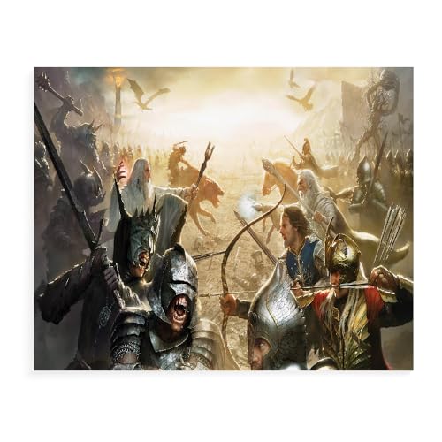 DTASSVEW Puzzle Erwachsene Holz Puzzle 500/1000/1500 Teile Freizeit- Der Herr Der Ringe Lernspielzeug, Kinder, Freunde Und Familie HD Film Poster-D091 (DREI Größen) von DTASSVEW