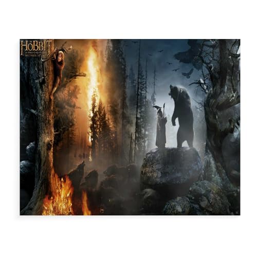 DTASSVEW Puzzle Erwachsene Holz Puzzle 500/1000/1500 Teile Freizeit- Der Herr Der Ringe Lernspielzeug, Kinder, Freunde Und Familie HD Film Poster-D495 (DREI Größen) von DTASSVEW