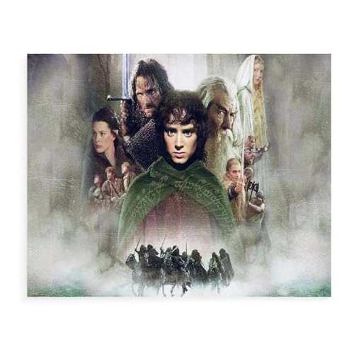 DTASSVEW Puzzle Erwachsene Holz Puzzle 500/1000/1500 Teile Freizeit- Der Herr Der Ringe Lernspielzeug, Kinder, Freunde Und Familie Serie Poster-A151 (DREI Größen) von DTASSVEW