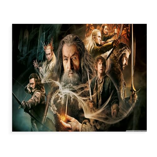 DTASSVEW Puzzle Erwachsene Holz Puzzle 500/1000/1500 Teile Freizeit- Der Herr Der Ringe Lernspielzeug, Kinder, Freunde Und Familie Serie Poster-S003 (DREI Größen) von DTASSVEW