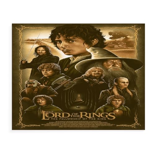 DTASSVEW Puzzle Erwachsene Holz Puzzle 500/1000/1500 Teile Freizeit- Der Herr Der Ringe Lernspielzeug, Kinder, Freunde Und Familie Serie Poster-S029 (DREI Größen) von DTASSVEW