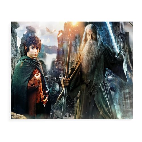 DTASSVEW Puzzle Erwachsene Holz Puzzle 500/1000/1500 Teile Freizeit- Der Herr Der Ringe Lernspielzeug, Kinder, Freunde Und Familie Serie Poster-S189 (DREI Größen) von DTASSVEW