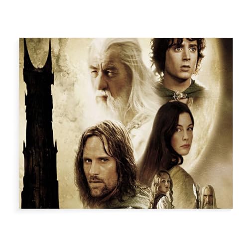 DTASSVEW Puzzle Erwachsene Holz Puzzle 500/1000/1500 Teile Freizeit- Der Herr Der Ringe Lernspielzeug, Kinder, Freunde Und Familie Serie Poster-S424 (DREI Größen) von DTASSVEW