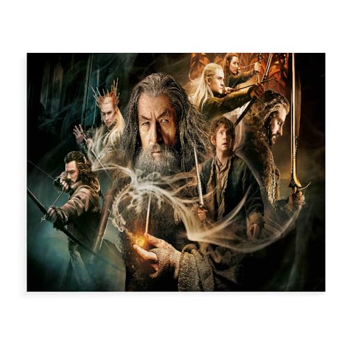 GUANGFAN 500/1000/1500 Puzzle - The Lord of The Rings Für Kinder Erwachsene Puzzle Educational Intellectual Decompressing Fun Family Game for Kinder Erwachsene Toy Filmplakat-A066 von DTASSVEW