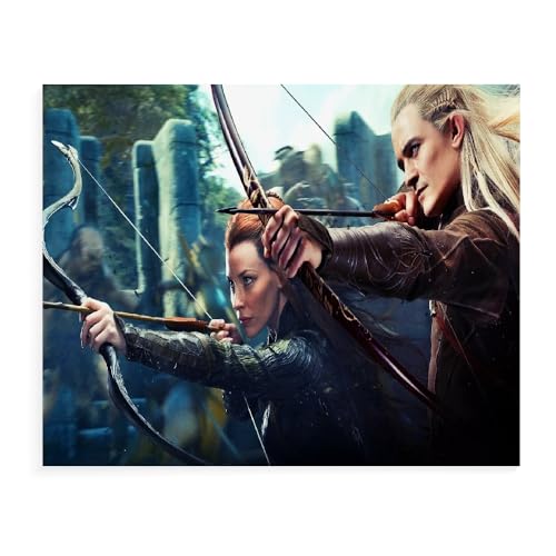 GUANGFAN 500/1000/1500 Puzzle - The Lord of The Rings Für Kinder Erwachsene Puzzle Educational Intellectual Decompressing Fun Family Game for Kinder Erwachsene Toy Filmplakat-A166 von DTASSVEW