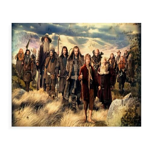 GUANGFAN 500/1000/1500 Puzzle - The Lord of The Rings Für Kinder Erwachsene Puzzle Educational Intellectual Decompressing Fun Family Game for Kinder Erwachsene Toy Filmplakat-A176 von DTASSVEW