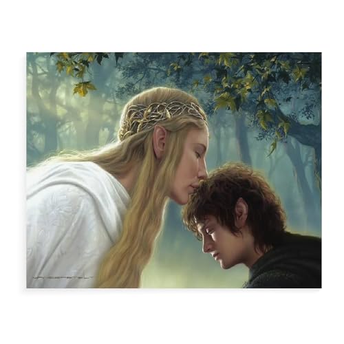 GUANGFAN 500/1000/1500 Puzzle - The Lord of The Rings Für Kinder Erwachsene Puzzle Educational Intellectual Decompressing Fun Family Game for Kinder Erwachsene Toy Filmplakat-A350 von DTASSVEW