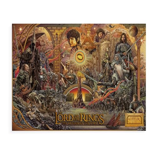 GUANGFAN 500/1000/1500 Puzzle - The Lord of The Rings Für Kinder Erwachsene Puzzle Educational Intellectual Decompressing Fun Family Game for Kinder Erwachsene Toy Filmplakat-A515 von DTASSVEW