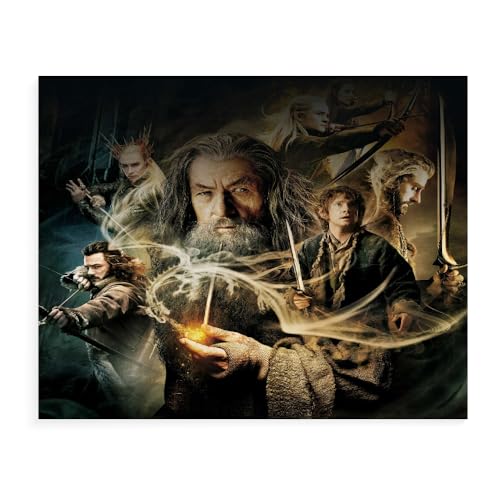 GUANGFAN 500/1000/1500 Stück Puzzles Für Erwachsene | The Lord of The Rings | Lehrpuzzles Für Kinder, Spielzeuggeschenk Für Die Wanddekoration Filmplakat-A563 (DREI Größen) von DTASSVEW