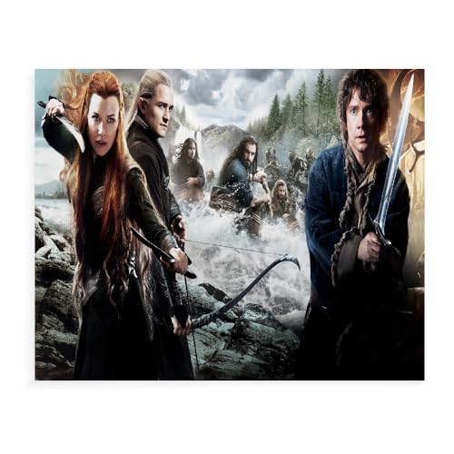 GUANGFAN Puzzle Erwachsene Holz Puzzle 500/1000/1500 Teile Freizeit- The Lord of The Rings Lernspielzeug, Kinder, Freunde Und Familie Filmplakat-A209 (DREI Größen) von DTASSVEW