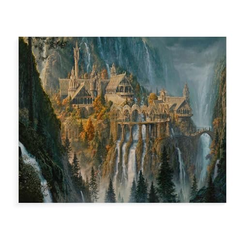 GUANGFAN Puzzle Erwachsene Holz Puzzle 500/1000/1500 Teile Freizeit- The Lord of The Rings Lernspielzeug, Kinder, Freunde Und Familie Filmplakat-A224 (DREI Größen) von DTASSVEW