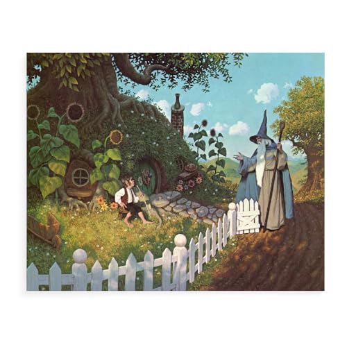 GUANGFAN Puzzle Erwachsene Holz Puzzle 500/1000/1500 Teile Freizeit- The Lord of The Rings Lernspielzeug, Kinder, Freunde Und Familie Filmplakat-A249 (DREI Größen) von DTASSVEW