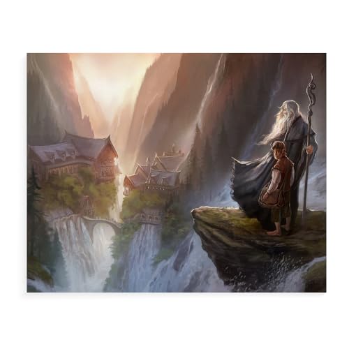 GUANGFAN Puzzle Erwachsene Holz Puzzle 500/1000/1500 Teile Freizeit- The Lord of The Rings Lernspielzeug, Kinder, Freunde Und Familie Filmplakat-A513 (DREI Größen) von DTASSVEW