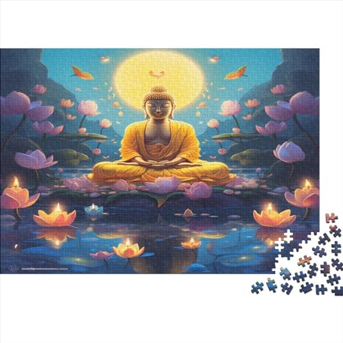 Buddha Statue Puzzle 1000 Teile Puzzle Für Erwachsene Und Kinder Ab 14 Jahren Puzzel 1000pcs (75x50cm) von DTAVSLEIV