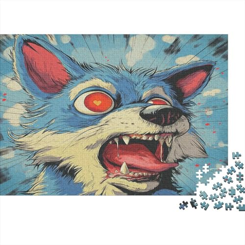 Wolf Puzzle 1000 Teile,Puzzle Für Erwachsene, Impossible Puzzle,Puzzle 1000 Puzzle Home DekoRatteion Puzzle,Erwachsenenpuzzle Puzzel 1000pcs (75x50cm) von DTAVSLEIV