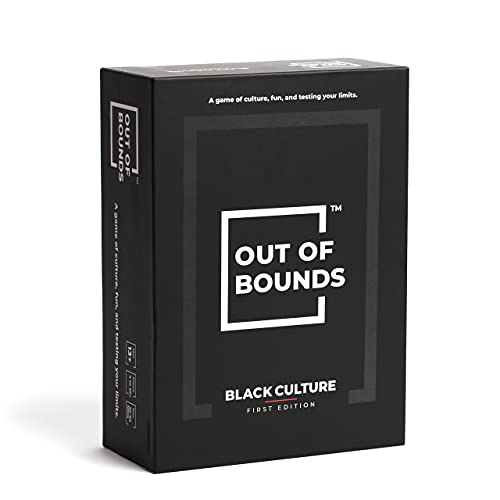 Out of Bounds: Black Culture First Edition - Fun Card and Board Game of Guessing Where You Compet Against The Timer to Guess The Word. von DTB TECH