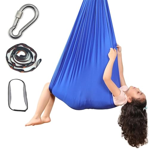 DTREEL Sensory Körpersocken Sensorische Schaukel, Therapieschaukel Kinder Erwachsene Hilfsmittel Bei Autismus Ängsten Konzentrationsmange Indoor Sensory Swing, Schaukeltuch, Nestschaukel Outdoor(A) von DTREEL