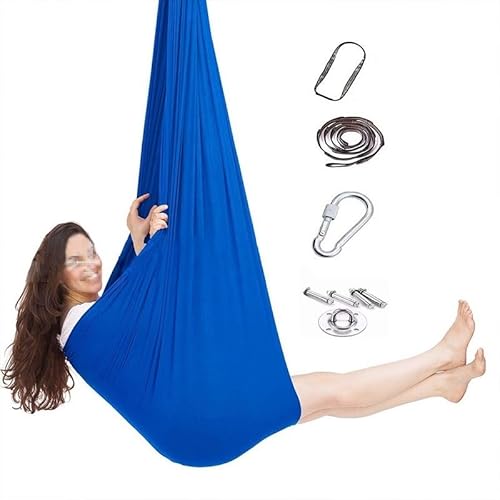 DTREEL Sensory Sox Stretchy Body Socks Für Jungen, Mädchen Mit Autismus Und Angstzuständen Körpersensorische Socke(Blue,280x100CM/110x39in) von DTREEL