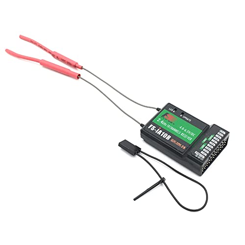 DTXMX Flysky FS-iA10B 10 Kanal 2.4G Empfänger Unterstützung PPM/iBUS/PWM Ausgang Geeignet für FS-I6X FS-I6 I6S RC Funksender von DTXMX