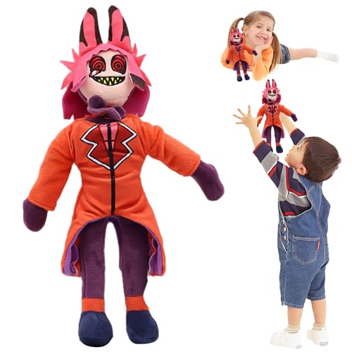 DTXYBC Hazbin Hotel Plüsch, Hazbin Hotel Plush Toy, Niedlich Alastor Anime Figuren, Hazbin Hotel Plüsch Puppe, Hazbin Hotel Plush, für Kinder Fans Und Freunde Spielfans Geschenk von DTXYBC