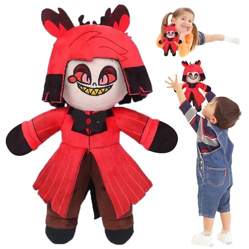 DTXYBC Hazbin Hotel Plüsch, Hazbin Hotel Plush Toy, Niedlich Alastor Anime Figuren, Hazbin Hotel Plüsch Puppe, Hazbin Hotel Plush, für Kinder Fans Und Freunde Spielfans Geschenk von DTXYBC