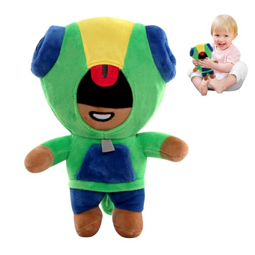 DTXYBC 24 cm Brawl-Stars kuscheltiere, Brawl-Stars-Plüschkissen, Brawl-Stars Figuren, Kaktus Plüschtier und Leon Plush, für Thanksgiving, Geburtstag, Weihnachtskinder von DTXYBC