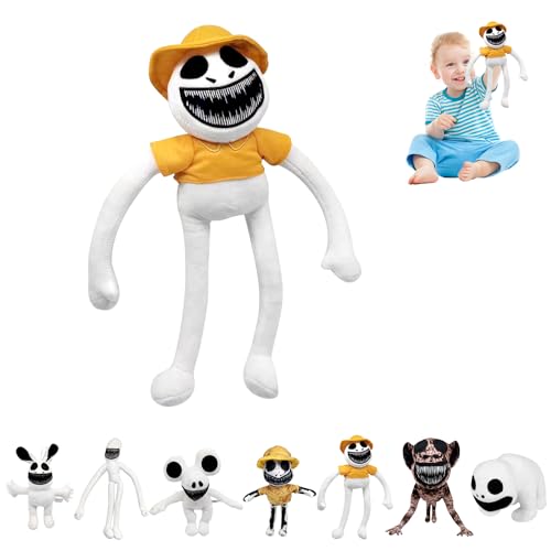 DTXYBC Zoo-nomaly Plush, 40cm Zoonomaly Peluche, Zoo Horror Game Plush Cushion, Zoonomaly Verzerrte Puppen, Kreative Und Einzigartige Weiße Plüschspielzeuge, Geschenk für Jungen Mädchen Fans von DTXYBC