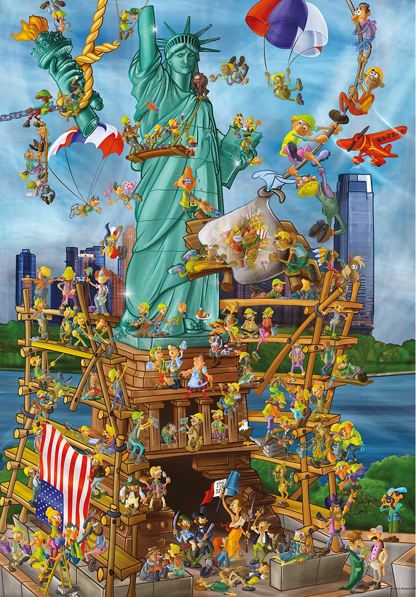 DToys Cartoon Collection - New York 1000 Teile Puzzle Dtoys-74706 DToys Cartoon Collection - New York 1000 Teile Puzzle Dtoys-74706 von DToys