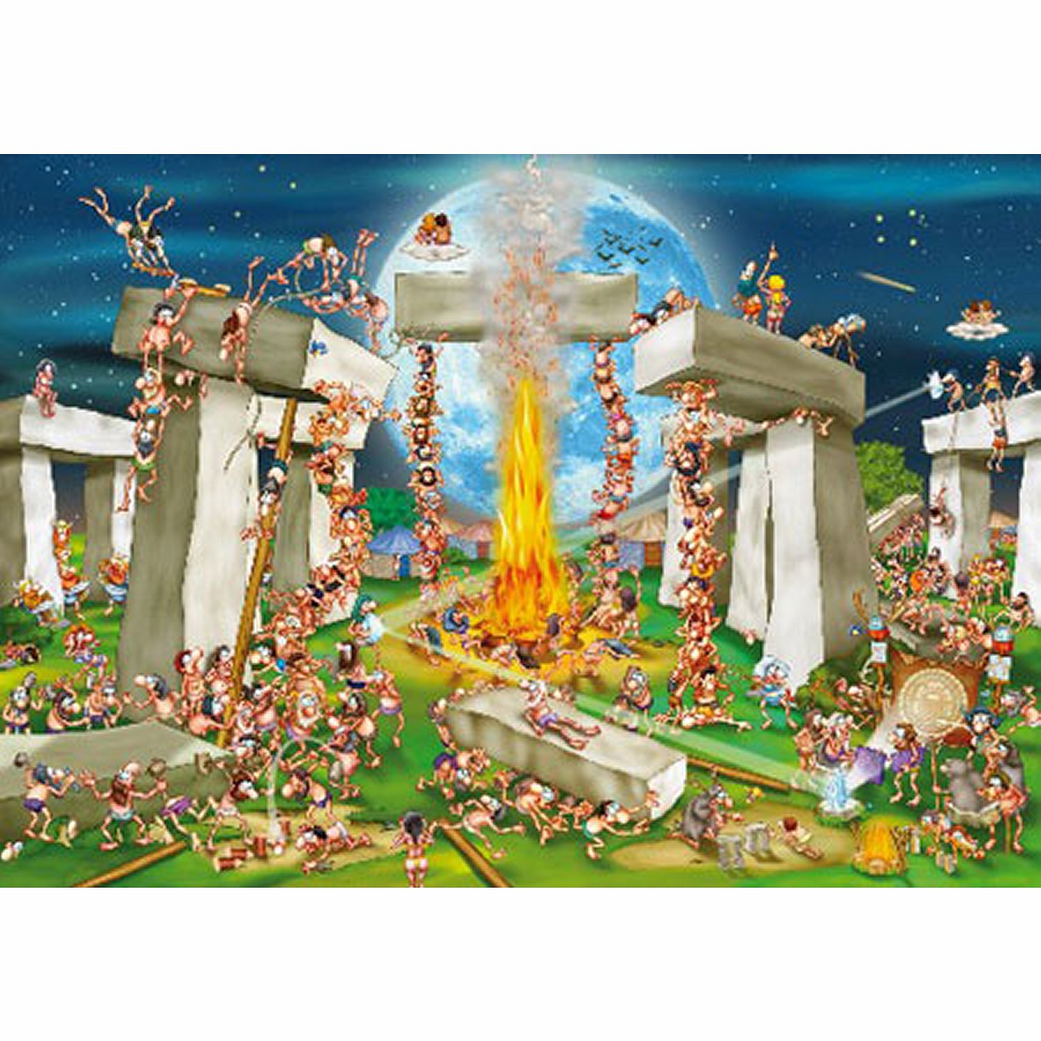 DToys Cartoon Collection: Stonehenge 1000 Teile Puzzle DToys-70906 von DToys