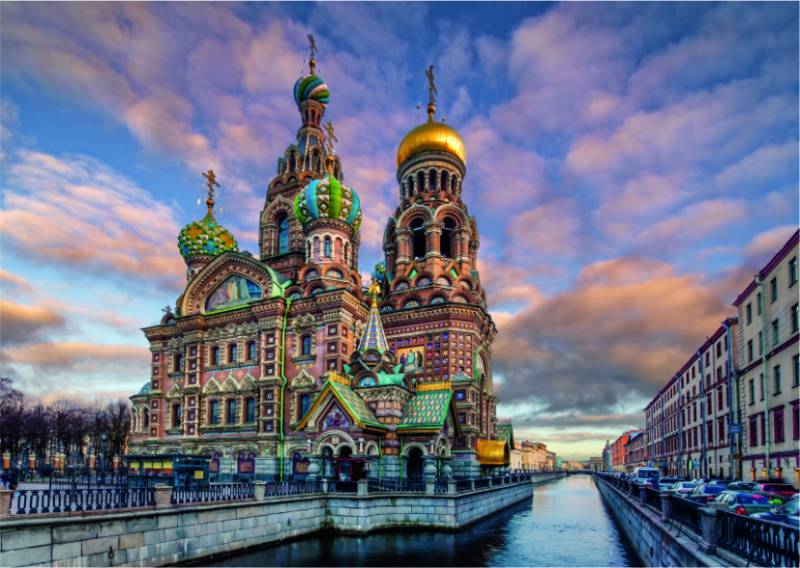 DToys Church of the Savior on Blood - Sankt Petersburg 1000 Teile Puzzle Dtoys-77776 von DToys