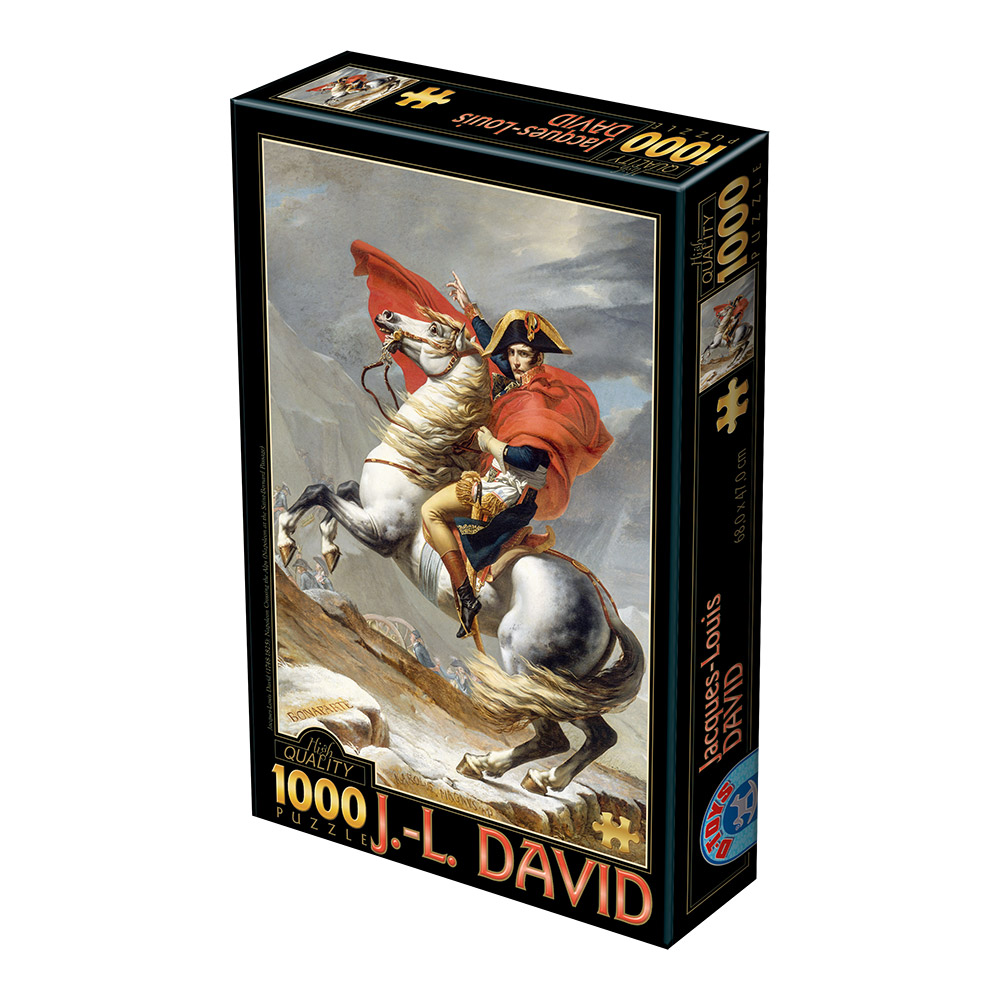 DToys David Jacques-Louis : Napoleon Bonaparte überschreitet die Alpen 1000 Teile Puzzle Dtoys-72719 von DToys